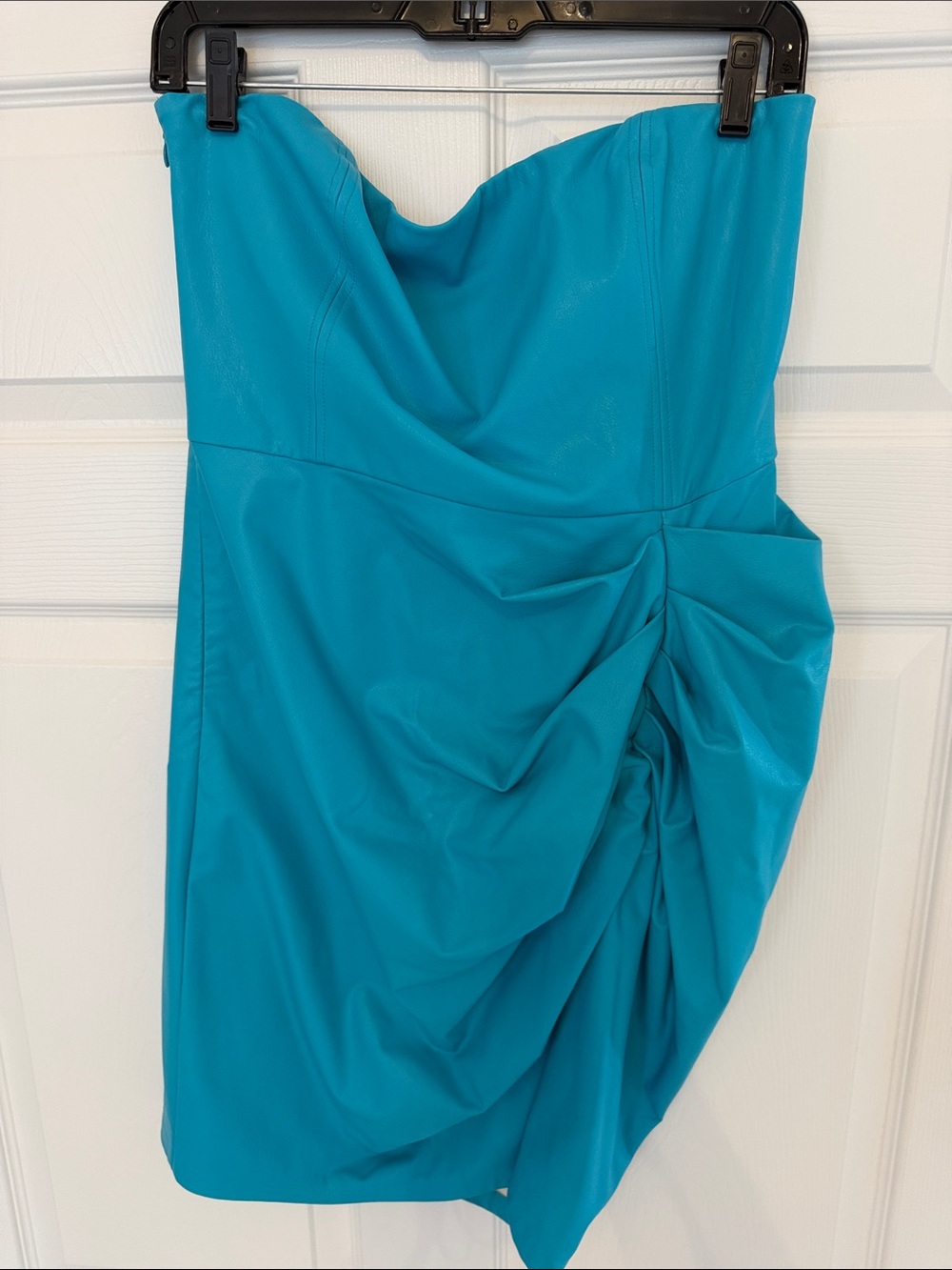 Strapless Turquoise Kids One-Piece Dress